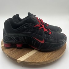 Tênis Nike Shox Turbo 3.2 SL preto vermelho Varsity‎ 455541-060 masculino tamanho 13 2014 comprar usado  Enviando para Brazil
