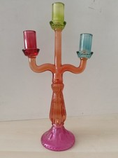 Candelabro vetro colorato usato  Forli