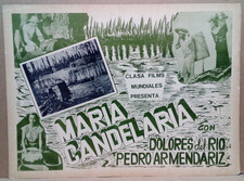 CARTÃO DE LOBBY MEXICANO MARIA CANDELARIA 1944 DOLORES DEL RIO PEDRO ARMENDARIZ comprar usado  Enviando para Brazil