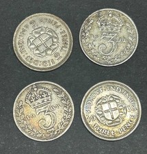 Three pence coins for sale  BURY ST. EDMUNDS