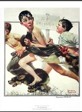 Norman rockwell swimming for sale  Belle Mead