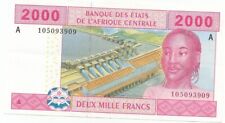 Gabon billet 2000 d'occasion  Amiens-