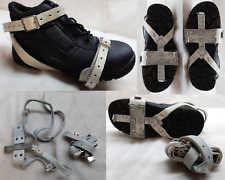 Usado, Bota Crampon Spikes British Military Tri Service alças de couro cromado tamanho único comprar usado  Enviando para Brazil