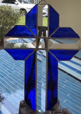 Beveled clear blue for sale  Orlando