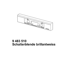 Miele schalterblende 9483510 gebraucht kaufen  Königs Wusterhausen