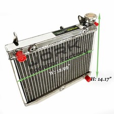 Radiador de alumínio compatível com Honda TRX450R TRX450 R TRX450ER 2004-2009 08 07 06 05 ATV comprar usado  Enviando para Brazil