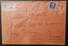 Lettera benito mussolini usato  Italia