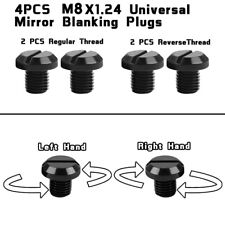Kit universal 4 peças parafusos parafusos tampa plugues espelho motocicleta M8, usado comprar usado  Enviando para Brazil