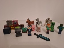 Minecraft figures blocks for sale  DURHAM