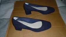 Clarks navy blue for sale  EXETER