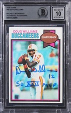 Doug Williams SB XXII MVP assinado 1979 Topps #48 cartão de novato autografado 10! Laje BAS comprar usado  Enviando para Brazil