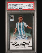 Panini Donruss Fifa Paulo Dybala The Beautiful Game Auto PSA Auto 10 POP1 comprar usado  Enviando para Brazil