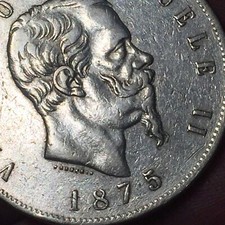 5 lire 1875 usato 5 lire 1875 usato San Bonifacio