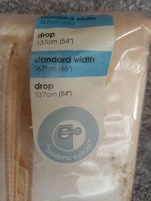 White eyelet curtains for sale  DIDCOT