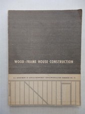 Wood-Frame House Construction UDSA Forest Svc Book No. 73 Vintage SC 1975 comprar usado  Enviando para Brazil