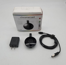 Streamer de mídia HD Google Chromecast 2ª geração preto testado comprar usado  Enviando para Brazil