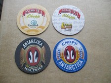 4 verschiedene Bierdeckel aus Brasilien Chopp Antarctica aus Sao Paulo comprar usado  Enviando para Brazil