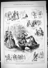 Old print 1884 for sale  UK