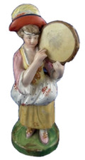Estatueta antiga do século XVIII Staffordshire figura de músico Inglaterra inglesa Pearlware, usado comprar usado Estatueta antiga do século XVIII Staffordshire figura de músico Inglaterra inglesa Pearlware, usado comprar usado  Enviando para Brazil
