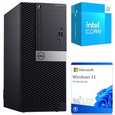 KOMPUTER DELL 7060 TOWER i3-8100 8GB 256GB SSD W11, używany na sprzedaż  PL
