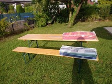 Bierzeltgarnitur teilig holz gebraucht kaufen  Teningen