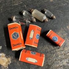 4 lâmpadas de vidro DAIMON luzes antigas vintage 1900s bicicleta dínamo alemão elétrico comprar usado  Enviando para Brazil