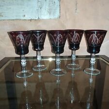 Anciens verres vin d'occasion  Sainte-Colombe