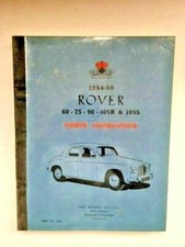 Rover parts catalogue for sale  LONDON