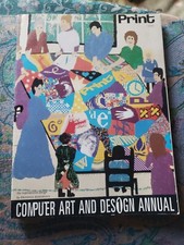 Vintage PRINT Graphic Design Magazine Computer and Design Annual 1991 segunda mano  Embacar hacia Mexico