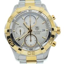 TAG HEUER Aqua racer CAF2120 cronógrafo mostrador prata automático masculino H#136689 comprar usado  Enviando para Brazil