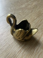 Small brass swan for sale  CHURCH STRETTON