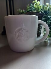 Starbucks white embossed for sale  LEEDS