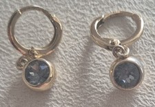 Hrringe goldfarben blauen gebraucht kaufen  Barsbüttel