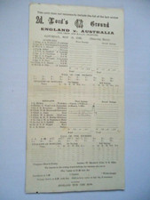 England australia 1st for sale  WIGAN