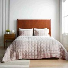 Conjunto de colcha de linho macio Quince King/California King comprar usado Conjunto de colcha de linho macio Quince King/California King comprar usado  Enviando para Brazil