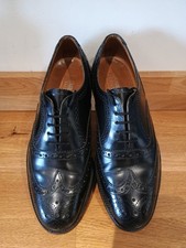 Loake black leather for sale  HOLYWELL