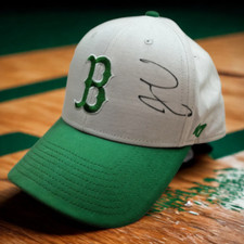 Chapéu Jayson Tatum Boston Celtics Boston Red Sox assinado pessoalmente não autenticado, usado comprar usado  Enviando para Brazil