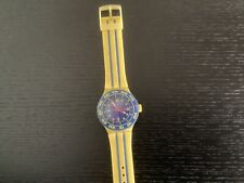 Montre swatch jaune d'occasion  Ajaccio-