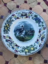 Assiettes anciennes chasse d'occasion  Nice-