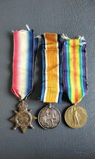 Ww1 medal trio for sale  EASTBOURNE