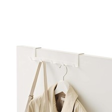 Usado, Rack largo sobre porta com 5 ganchos – Organizador suspenso branco para entrada ou banho comprar usado  Enviando para Brazil