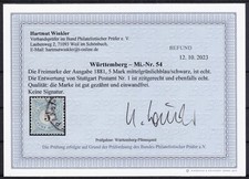 Württemberg gestempelt befund gebraucht kaufen  Pirna, Dohma, Struppen