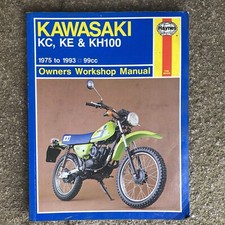 Kawasaki kh100 workshop for sale  NORWICH