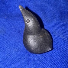 Peso de papel minimalista escultura de pássaro de ferro fundido vintage meados do século. (B5) comprar usado  Enviando para Brazil