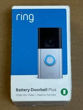 Campainha Ring Battery Plus HD vídeo WiFi câmera de segurança cetim níquel, movimento de comprar usado  Enviando para Brazil