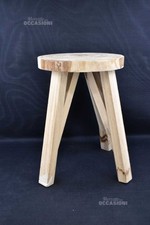 Sgabello legno naturale usato  Susegana