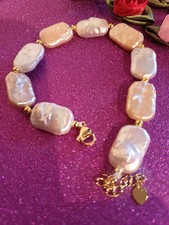 Keshi pearl gold for sale  LEICESTER