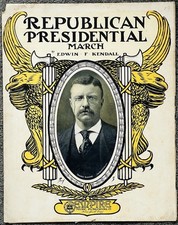 1904 political sheet for sale  New York