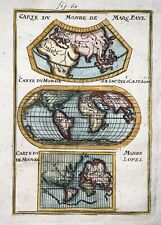Usado, 1719 Representaciones Del Mundo Conocido, Mallet, Mapa A Color comprar usado Usado, 1719 Representaciones Del Mundo Conocido, Mallet, Mapa A Color comprar usado  Enviando para Brazil