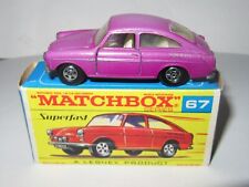 MATCHBOX SUPERFAST No.67 - VOLKSWAGEN 1600TL - CAIXA ORIGINAL TIPO F comprar usado  Enviando para Brazil